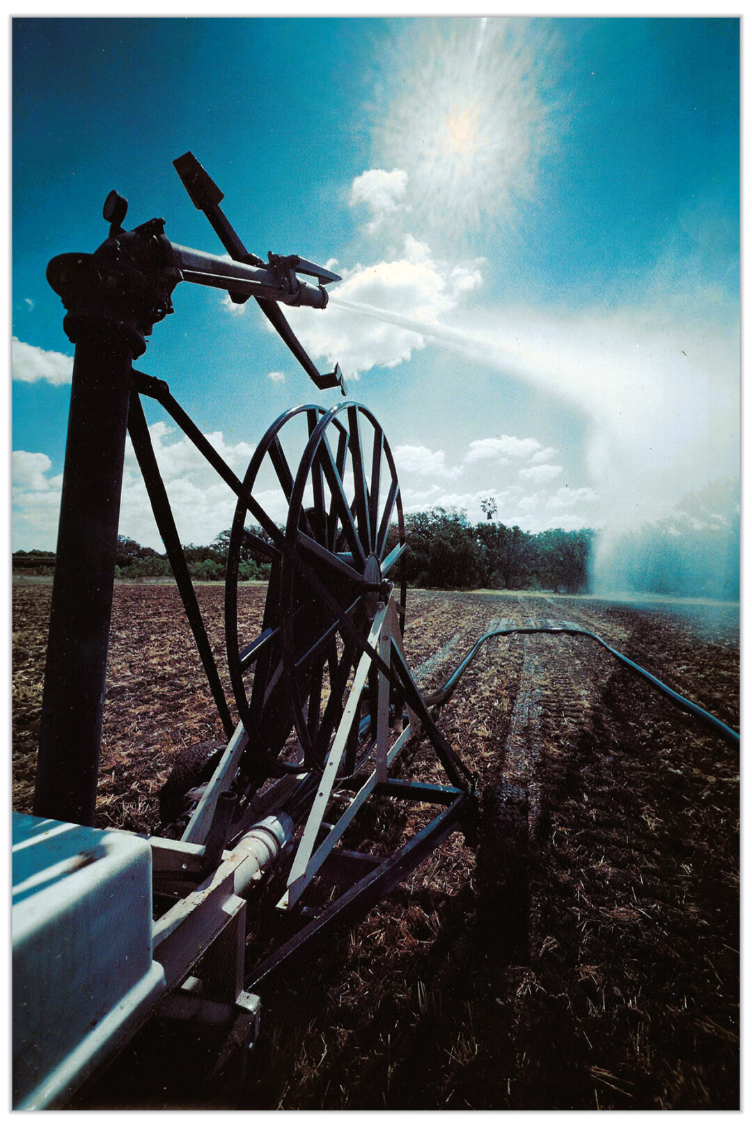 Agriculture Irrigation - Water Cannon Fed By Layflat Hose 2