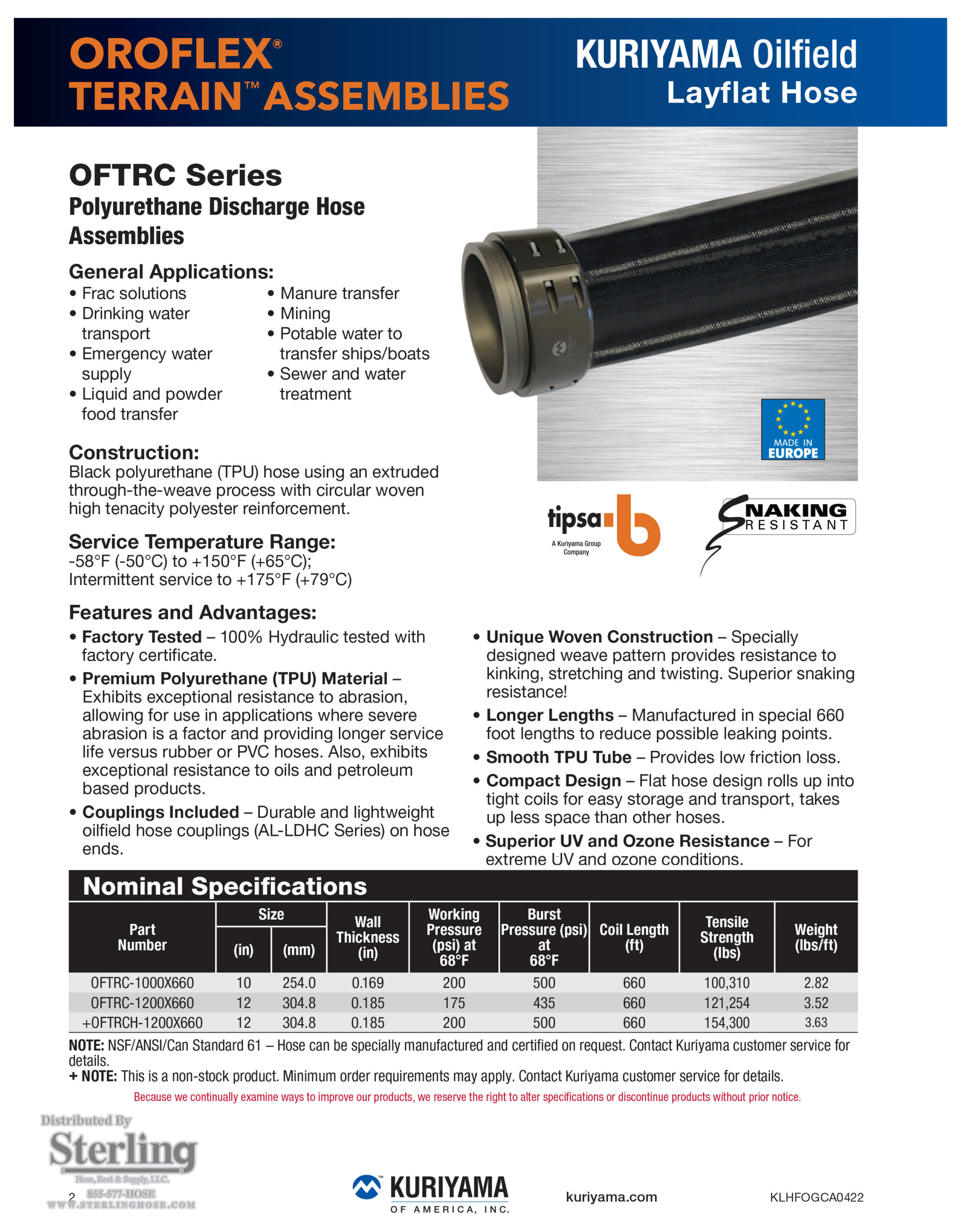 Kuriyama- Oroflex Terrain Flyer