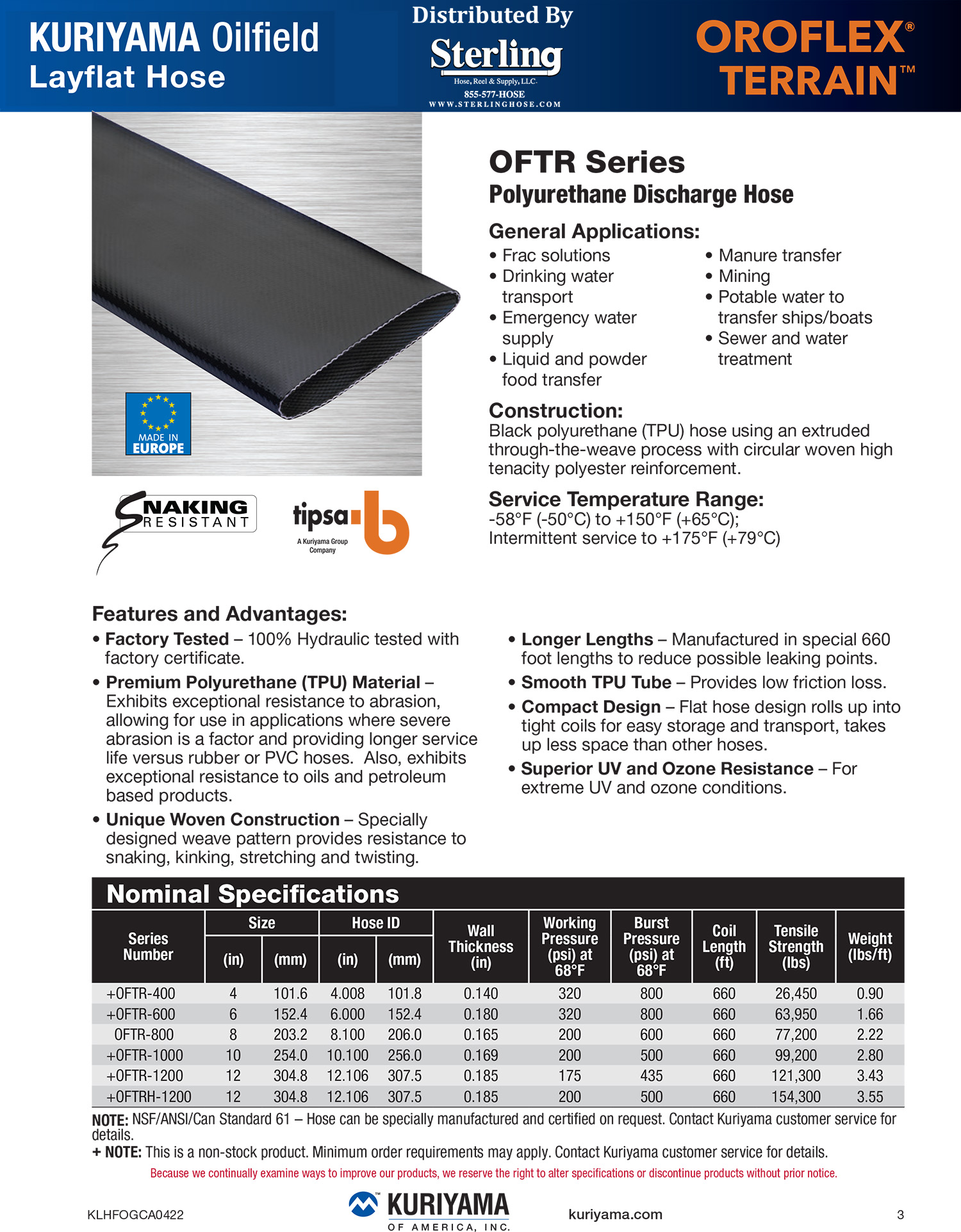 Kuriyama Oroflex Terrain Flyer