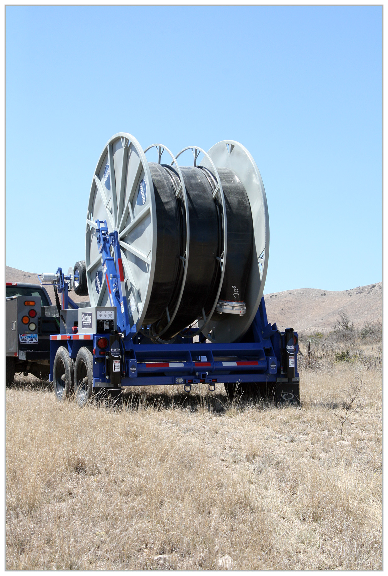 Best Layflat Hose Reel Trailer