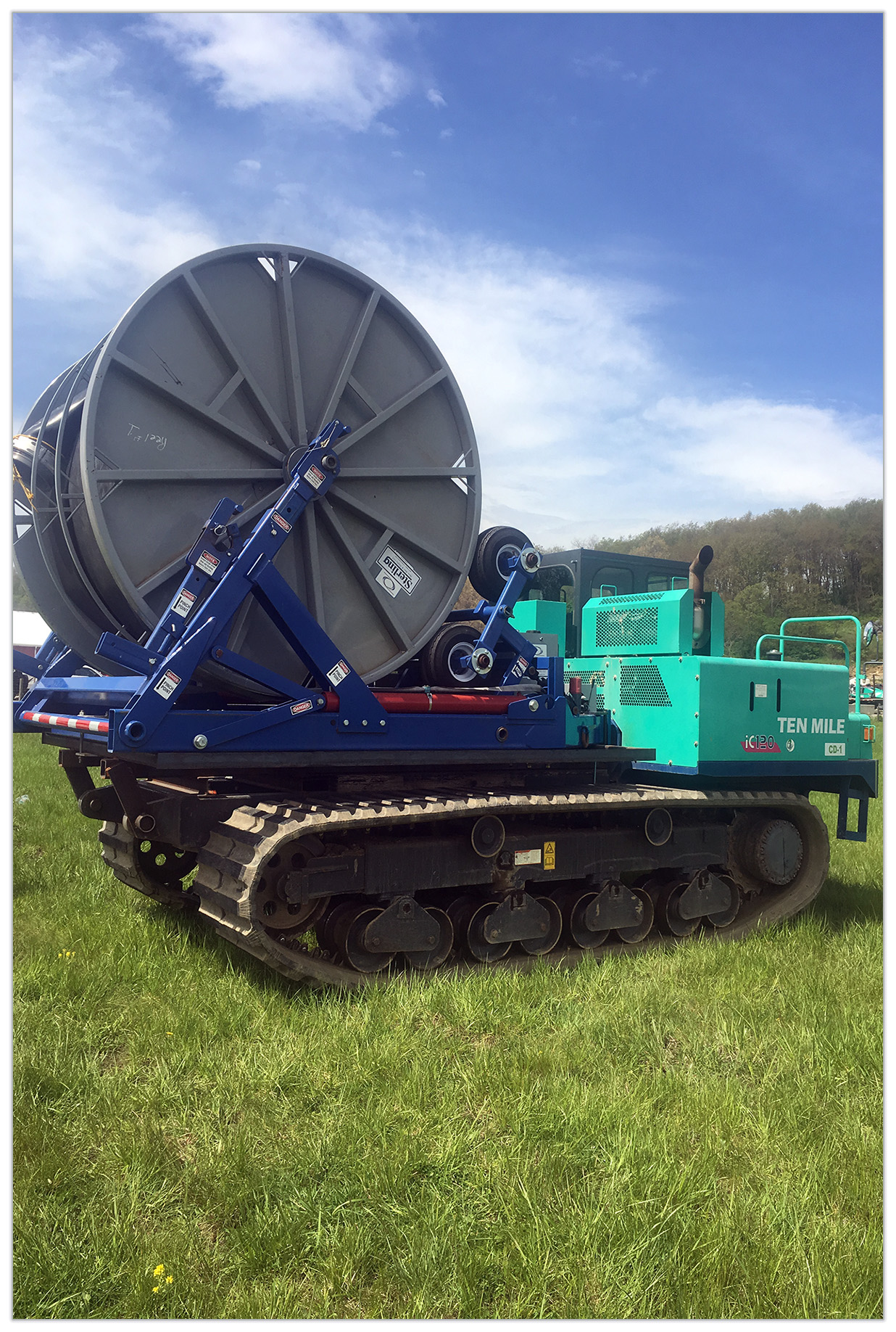 Hose Reel for Rough Terrain