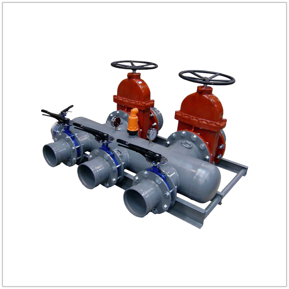 Manifolds, Water Transfer Manifold, Skid Manifold, Valve manifold, Water Manifold, Steel Pipe Manifold, Bypass Manifold