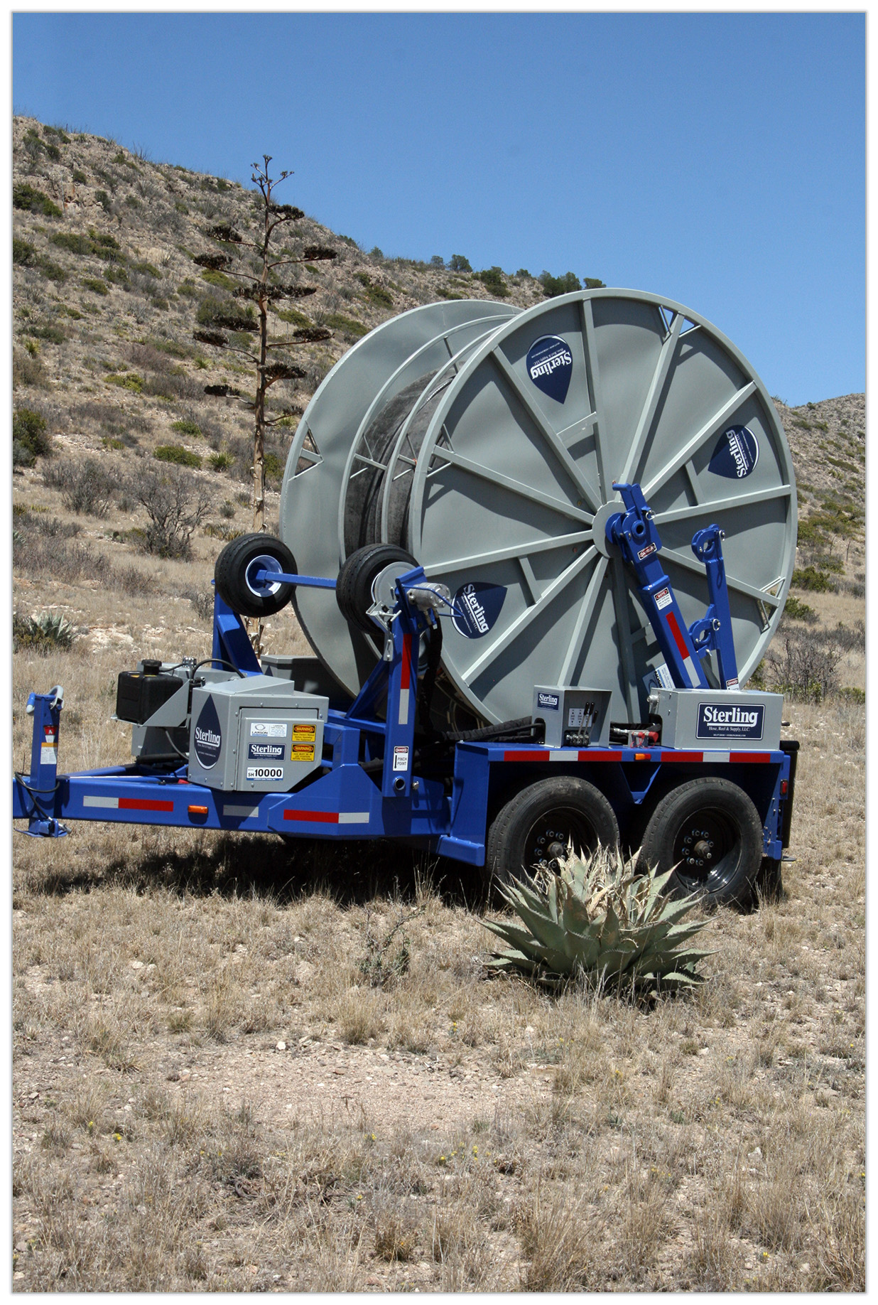 Sterling Hose Reel Trailer for Large Layflat Hose