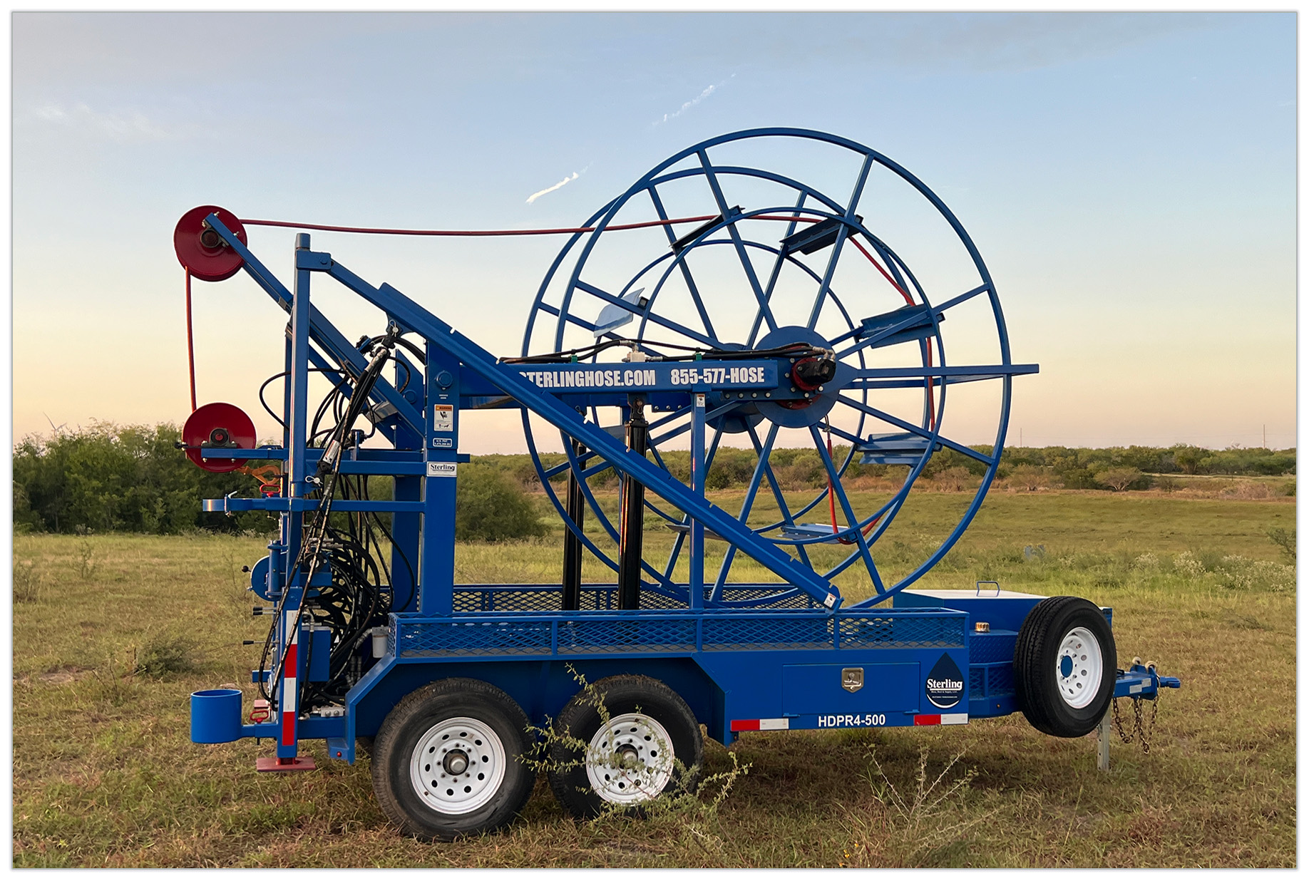 Sterling Well Hose Wheel Trailer