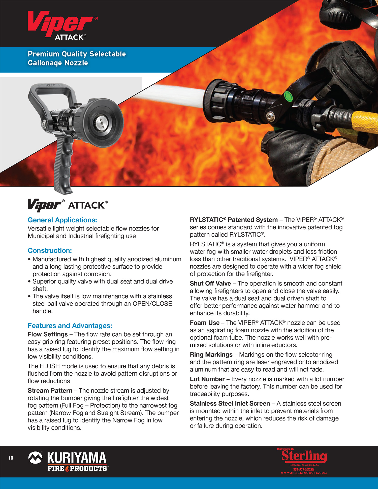 Viper Attack Gallonage Nozzle