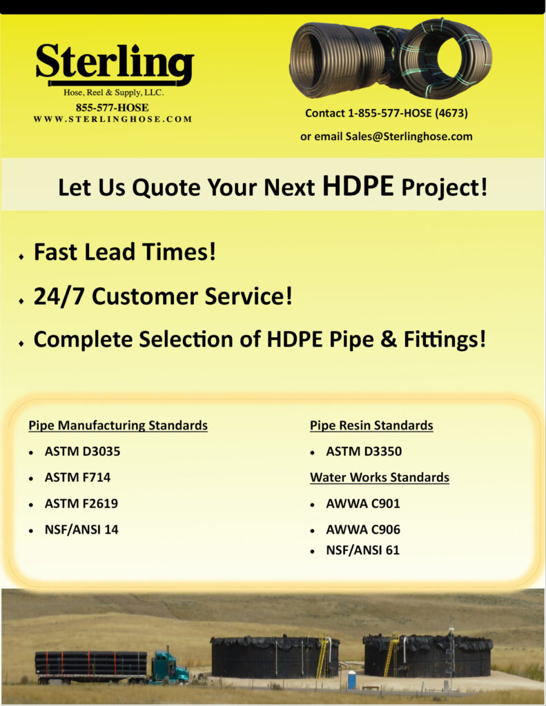 HDPE Pipe - Sterling Hose