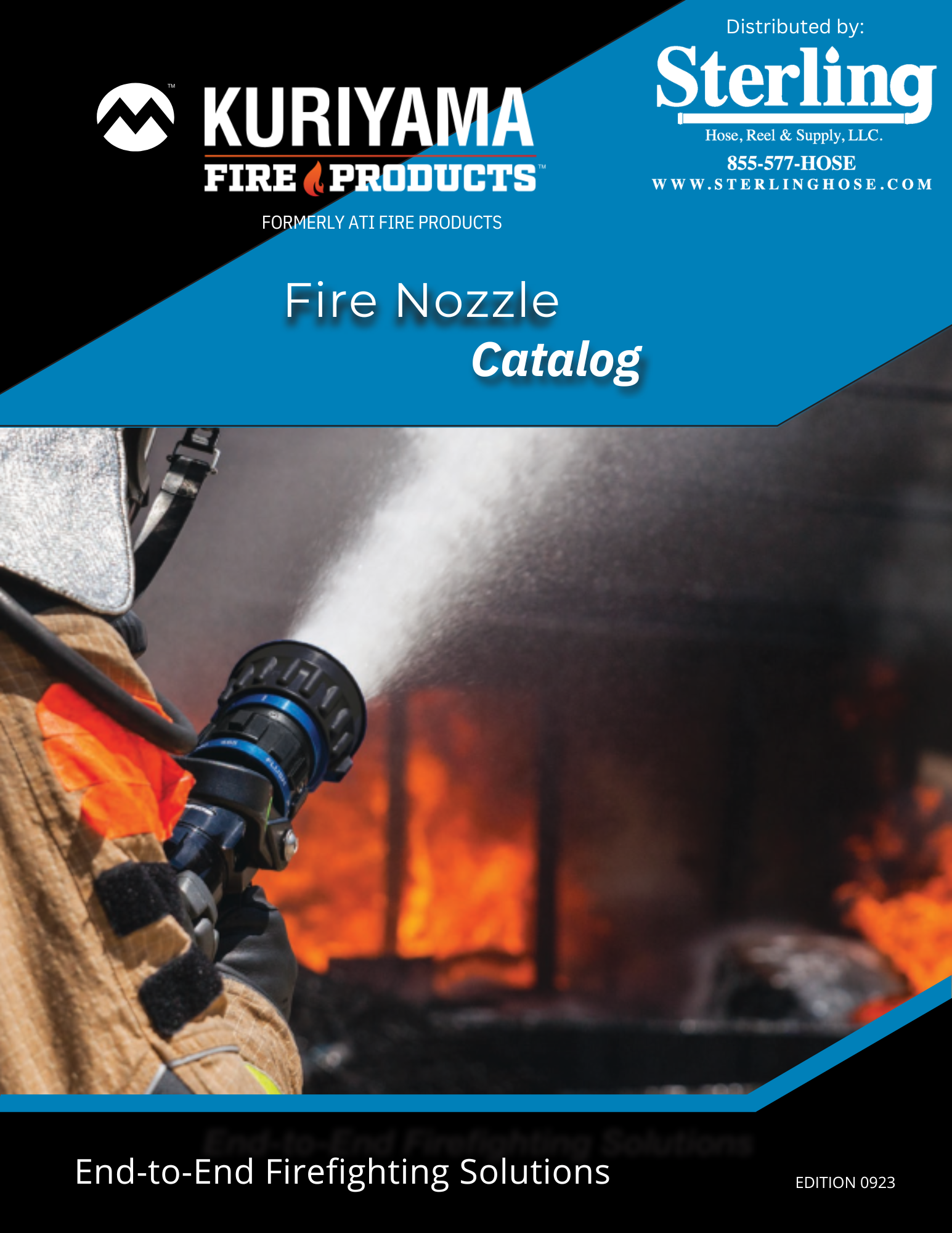 Kuriyama Fire Products Fire Nozzle Catalog distributed by Sterling